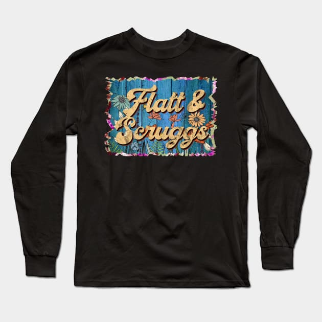 Retro Flatt Name Flowers Limited Edition Proud Classic Styles Long Sleeve T-Shirt by Friday The 13th